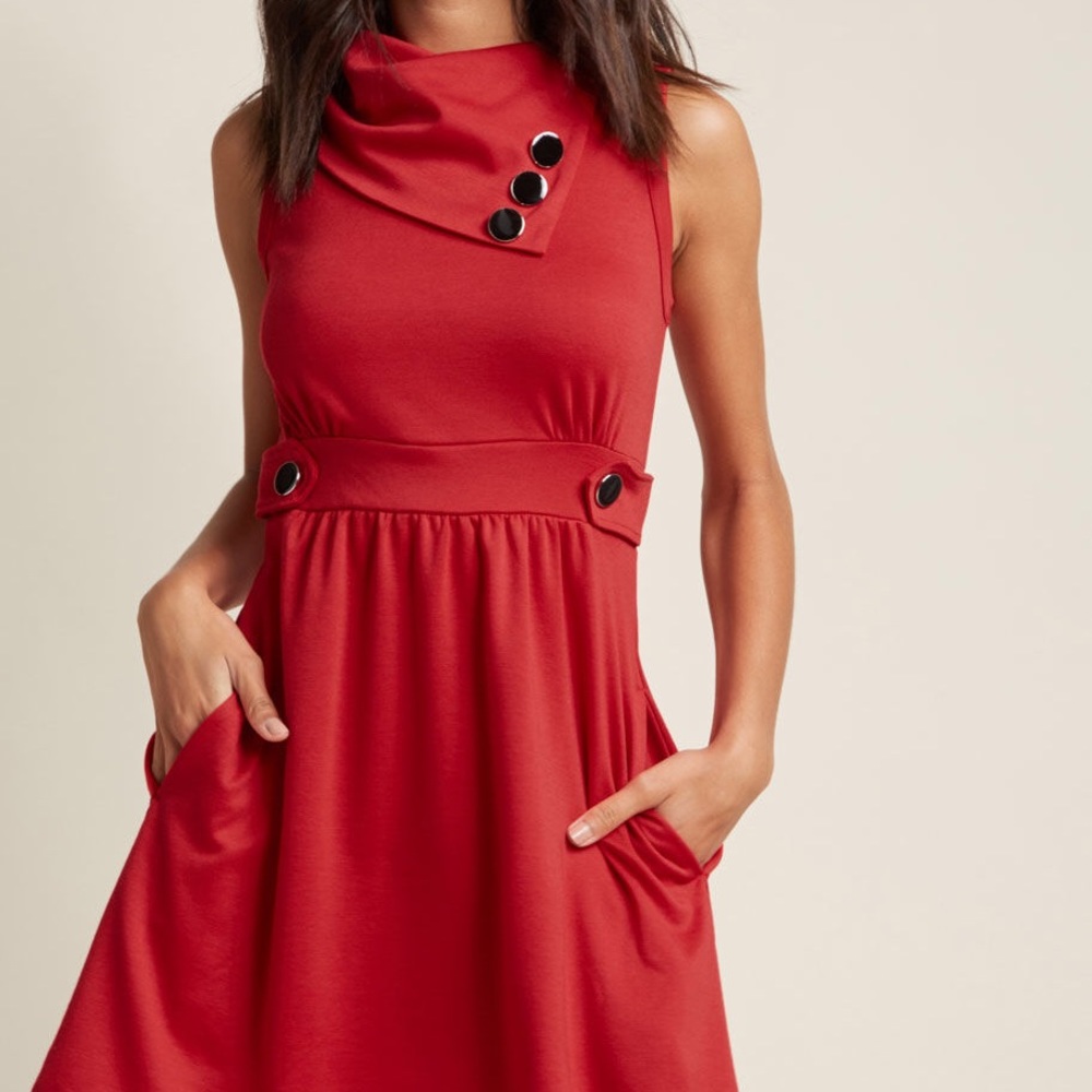 75% OFF MONTEAU - Red Dress